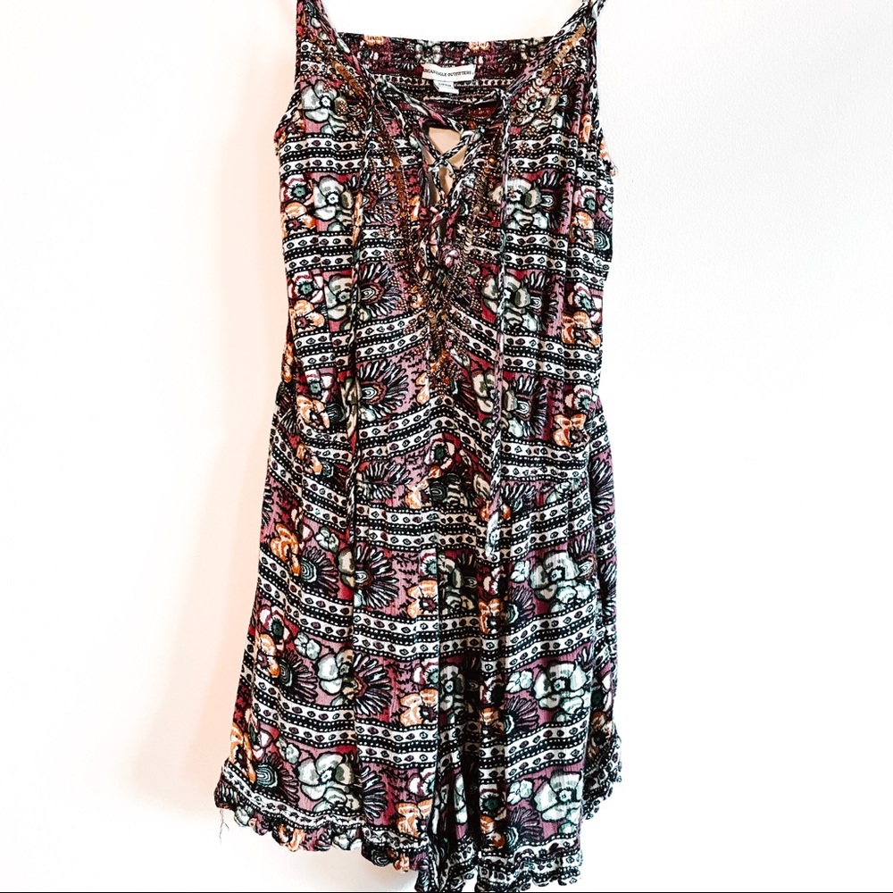American Eagle Floral Romper